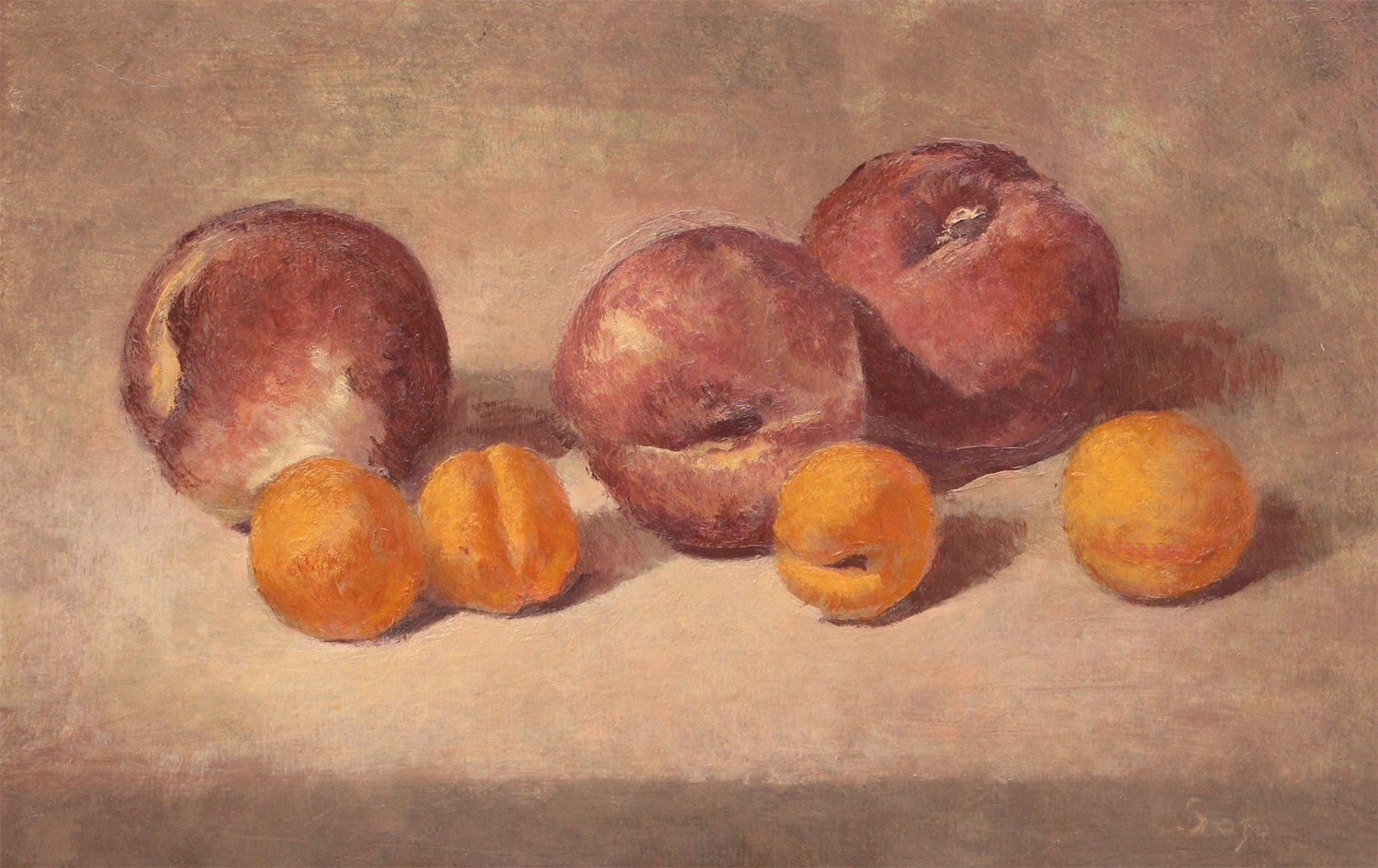 Pierre Sojo, Pêches et abricots Pierre Sojo, Pêches et abricots