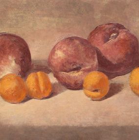 Painting, Pêches et abricots, Pierre Sojo