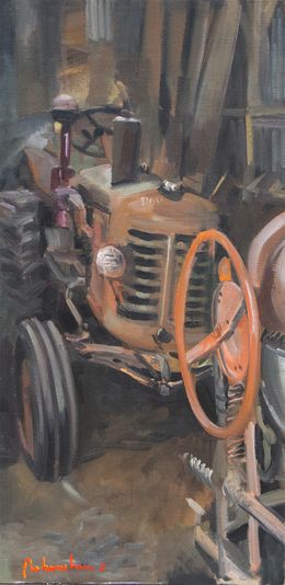Gemälde, Le tracteur, Christoff Debusschere
