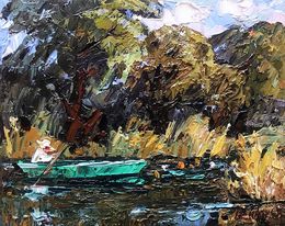 Gemälde, Boatman, Ivanyuk Oleksiy
