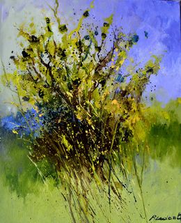 Painting, Natural life rising, Pol Ledent