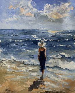 Peinture, Woman by the ocean, Schagen Vita