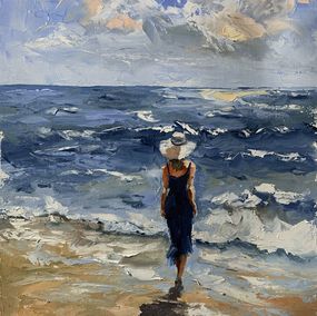 Peinture, Woman by the ocean, Schagen Vita