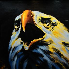 Painting, Yellow eagle, Konovalov Igor