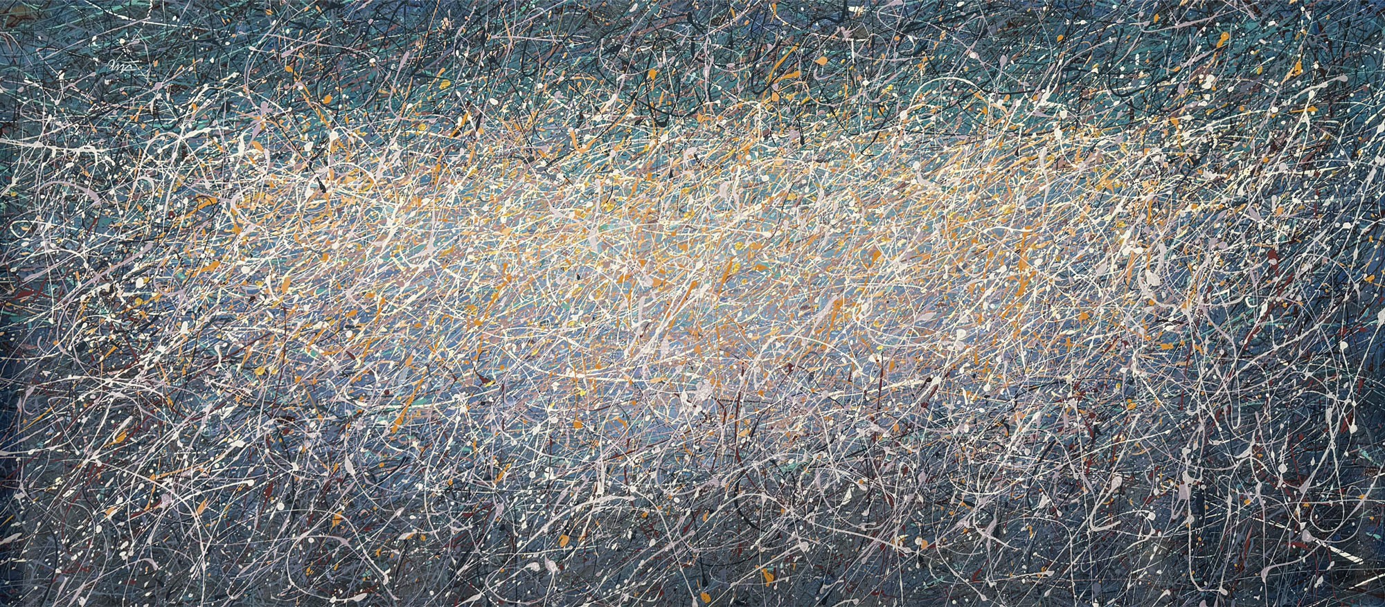 Nadin Antoniuk, Transparency of thoughts (Blue gray fog) Nadin Antoniuk, Transparency of thoughts (Blue gray fog)