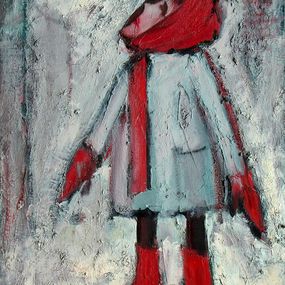 Painting, Winter portrait, Konovalov Igor