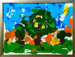 Gemälde, Trois arbres, Damien Berrard
