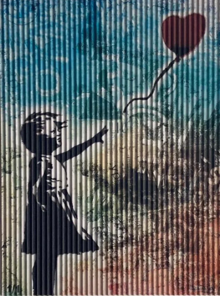 Brain Roy, La fille au ballon street art 2 Brain Roy, La fille au ballon street art 2