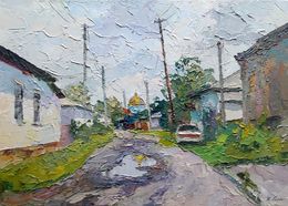 Gemälde, After the rain, Boris Serdyuk