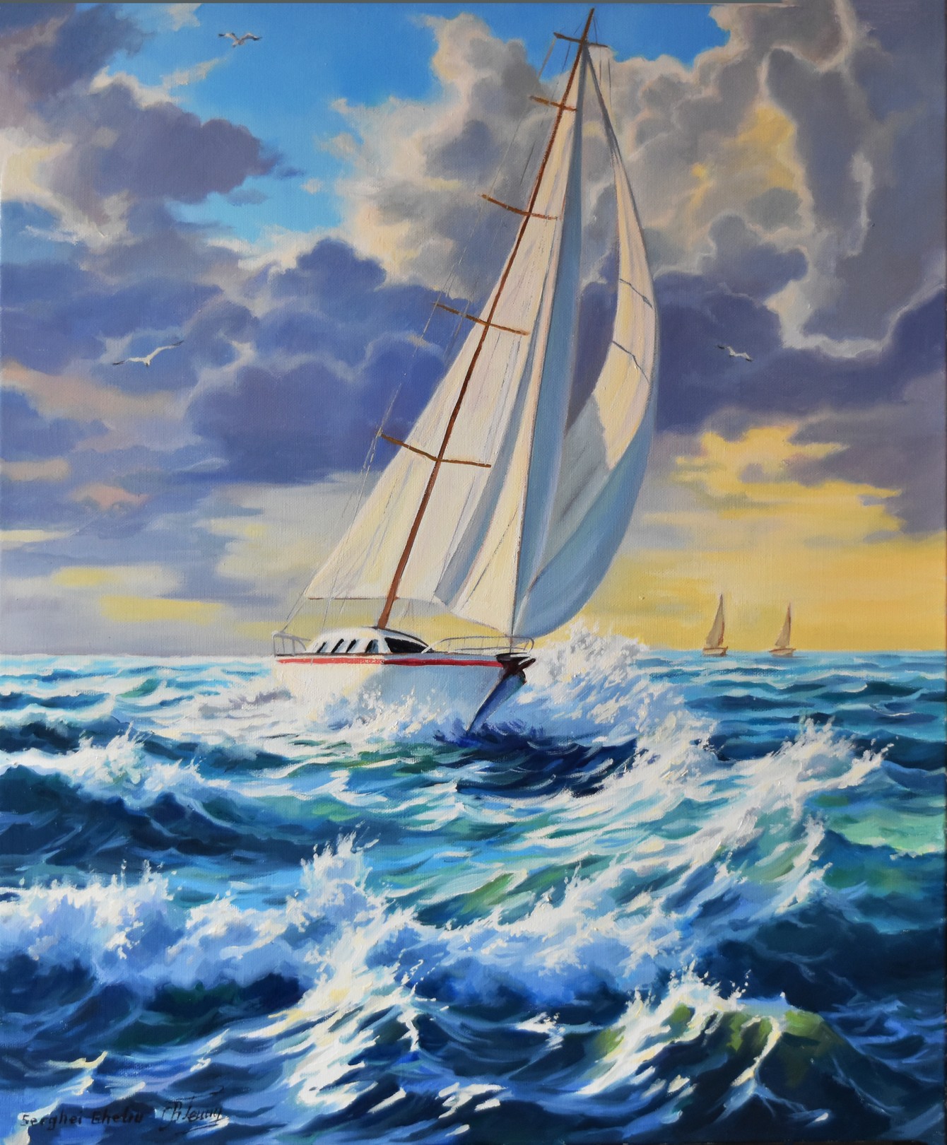 Serghei Ghetiu, Against the sea wind IIV Serghei Ghetiu, Against the sea wind IIV
