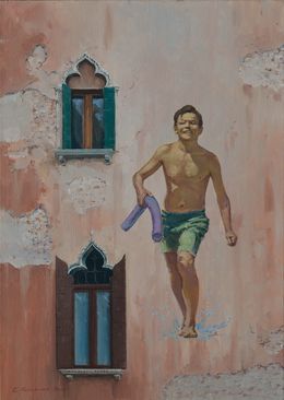 Painting, Big water Venice Beach, Kateryniuk Oleg