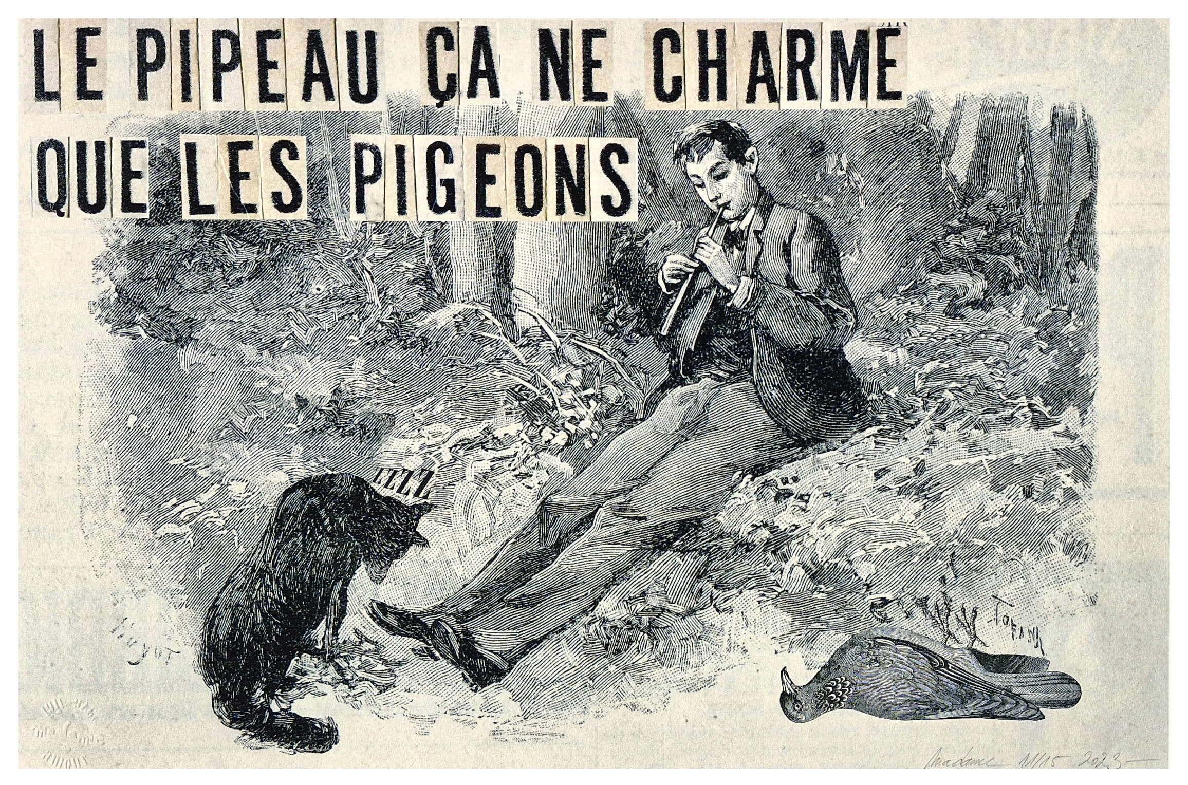 Madame, Le pipeau ça ne charme que les pigeons Madame, Le pipeau ça ne charme que les pigeons