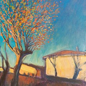 Gemälde, Albero d'autunno, Mauro Tròlese