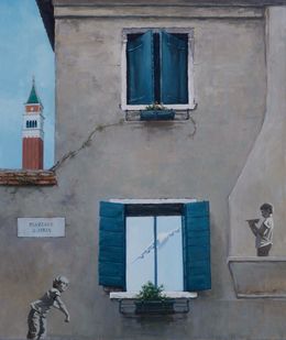 Painting, Piazzale St Mria, Kateryniuk Oleg