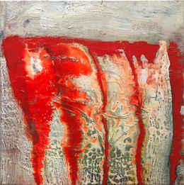Painting, En rouge et blanc, Isabelle Marie