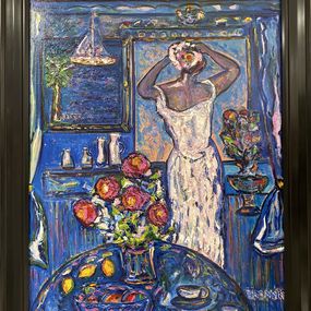 Gemälde, La femme est une rose, Jacques Bronner