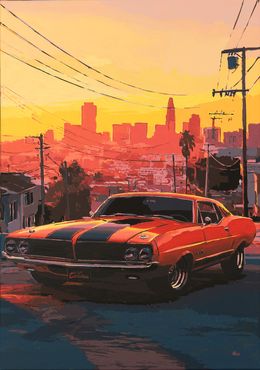 Gemälde, Fast Car 2, Marco Barberio
