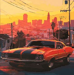Gemälde, Fast Car 2, Marco Barberio