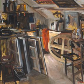 Gemälde, Un coin d'atelier, Christoff Debusschere