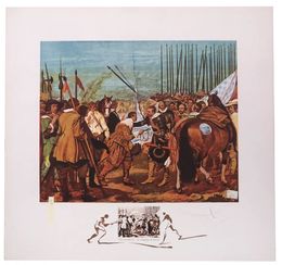 Drucke, La Reddition de Breda, Salvador Dali