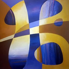 Peinture, Blue shapes, Strashevich Alexander