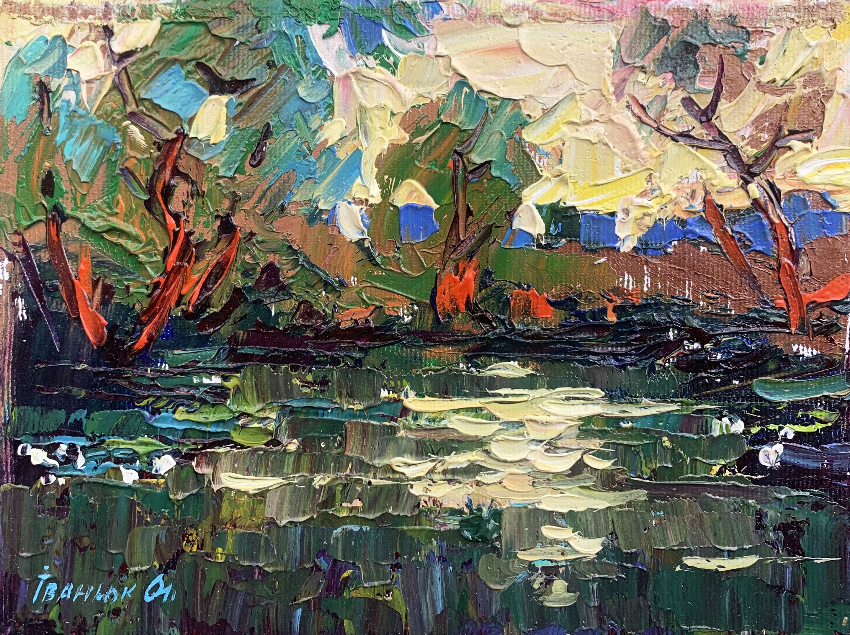 Ivanyuk Oleksiy, Evening over the pond Ivanyuk Oleksiy, Evening over the pond