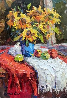 Painting, Still life on the window, Oksana Ivanyuk