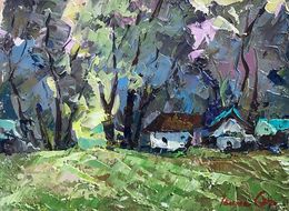 Gemälde, Near the village, Ivanyuk Oleksiy