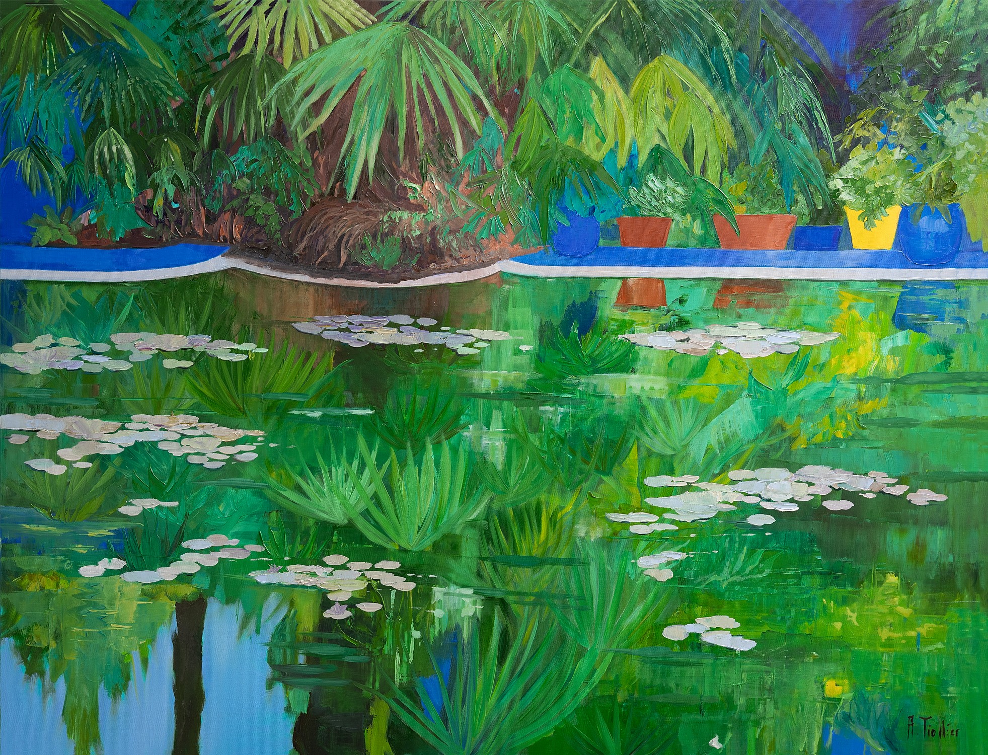 Agnès Tiollier, Reflet Majorelle Agnès Tiollier, Reflet Majorelle