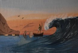 Peinture, La vague, Farid Saâdi