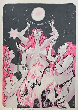 Peinture, Witches, Champ