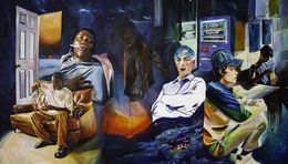 Painting, Les inconscients, Alegria Blue