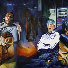 Painting, Les inconscients, Alegria Blue