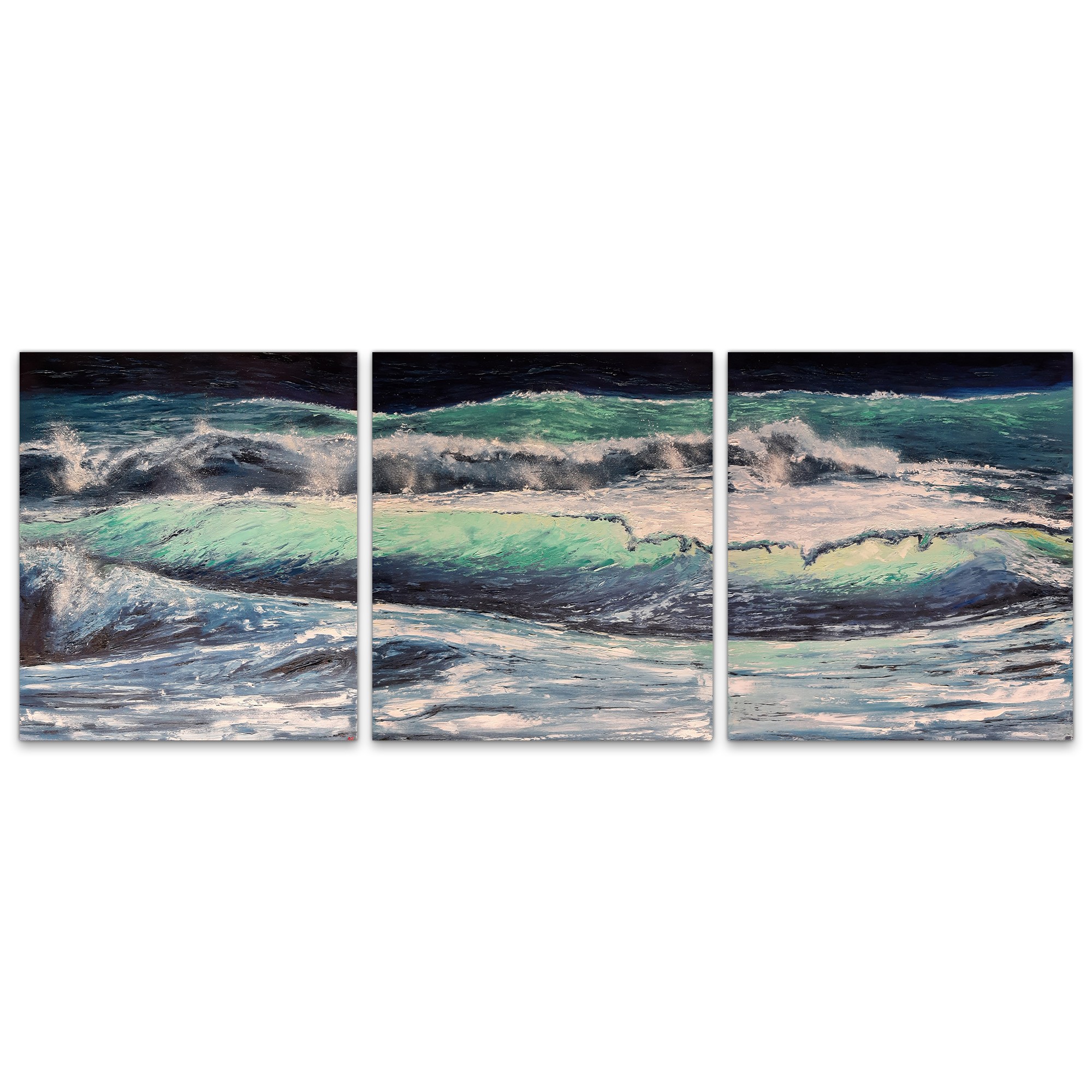 Elena Petrova, Waves. Ocean ?7. Triptych Elena Petrova, Waves. Ocean ?7. Triptych