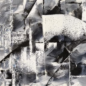 Painting, Monochrome Symphony, Ruben Ghulyan