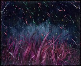 Gemälde, Red night (1), Dean Huang