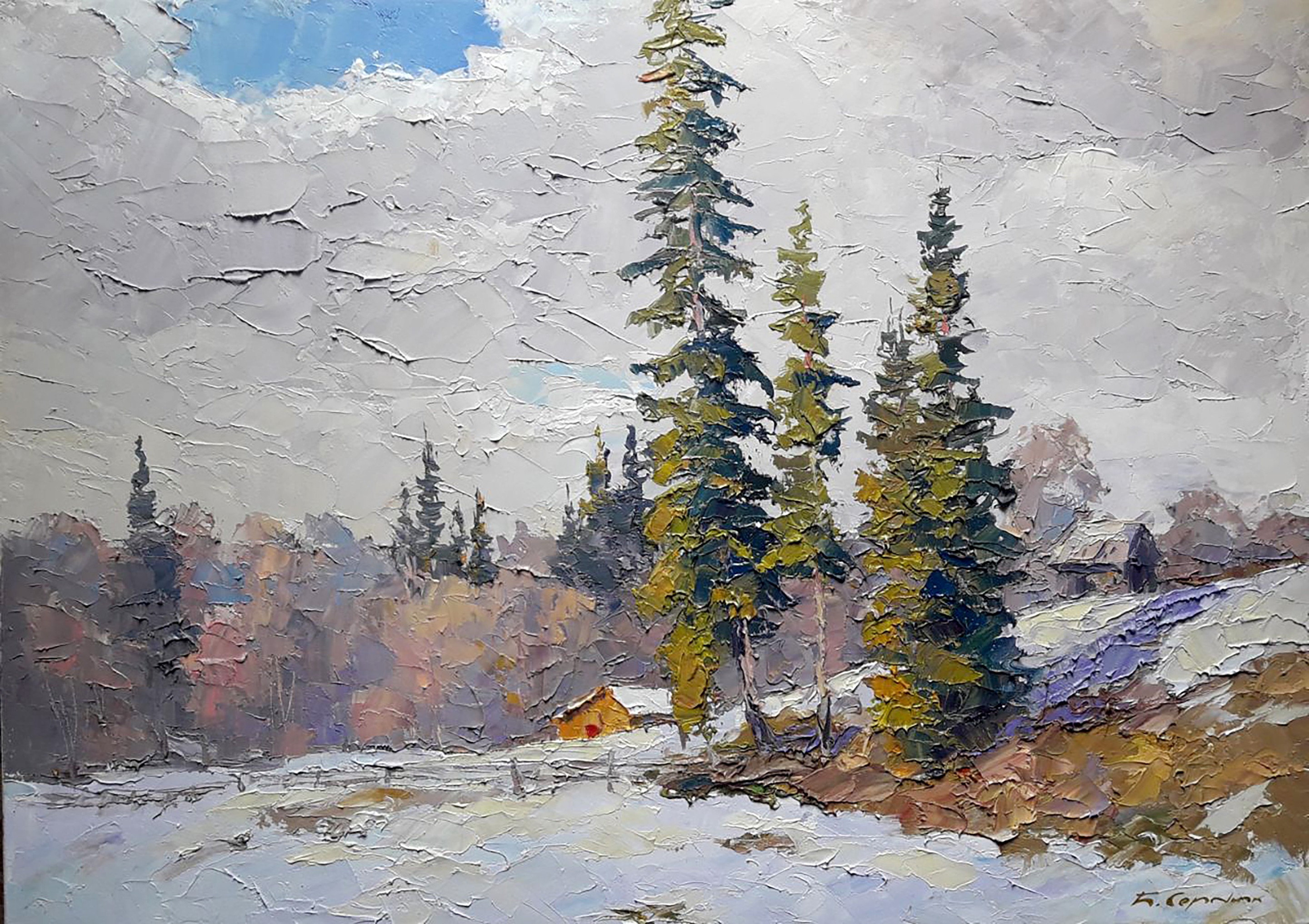 Boris Serdyuk, Winter spruces Boris Serdyuk, Winter spruces