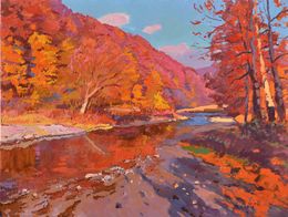 Gemälde, Autumn Quiet, Alexander Shandor