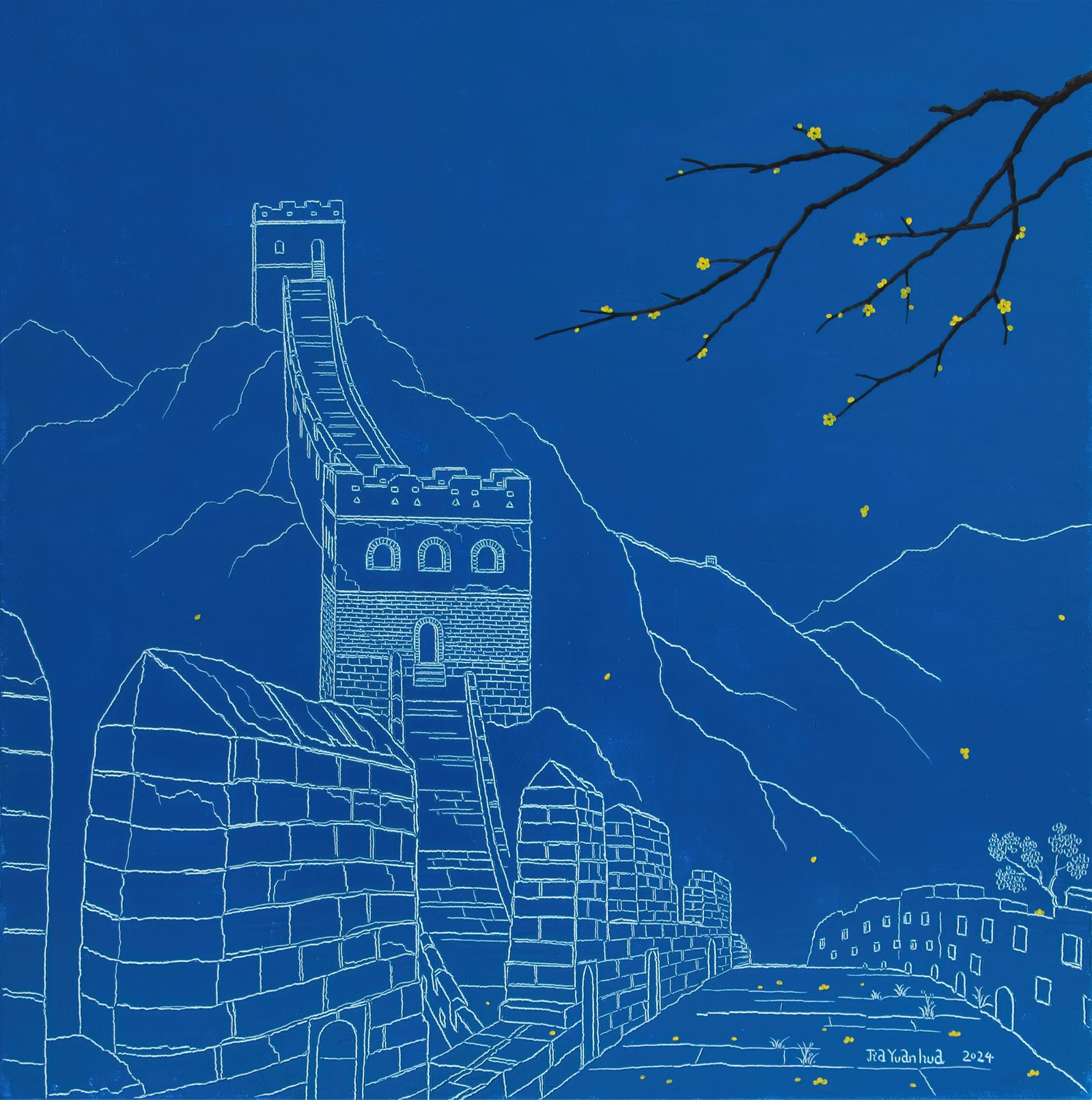Jia Yuan Hua, Night on the Great Wall Jia Yuan Hua, Night on the Great Wall