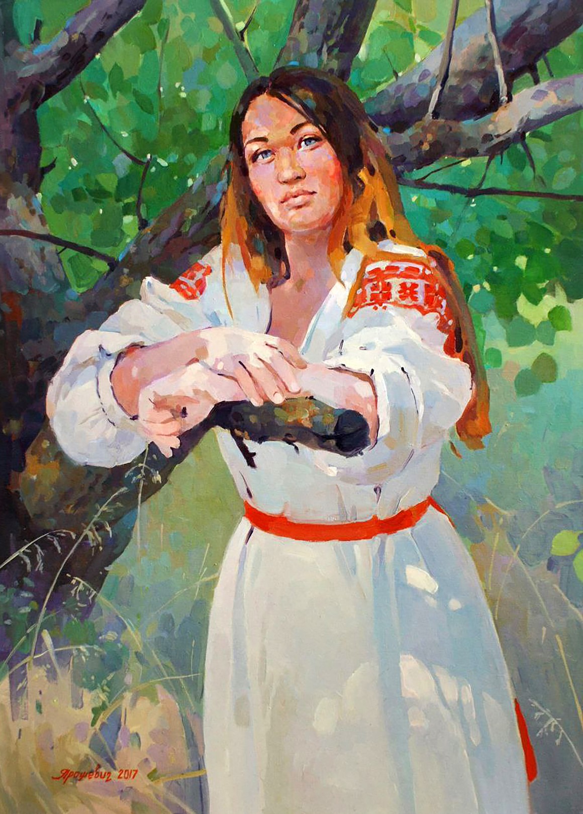 Yaroshevich Anastasia, In the shade of the apricot tree Yaroshevich Anastasia, In the shade of the apricot tree