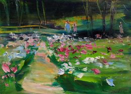 Peinture, Etude in the botanical garden, Helen Shukina