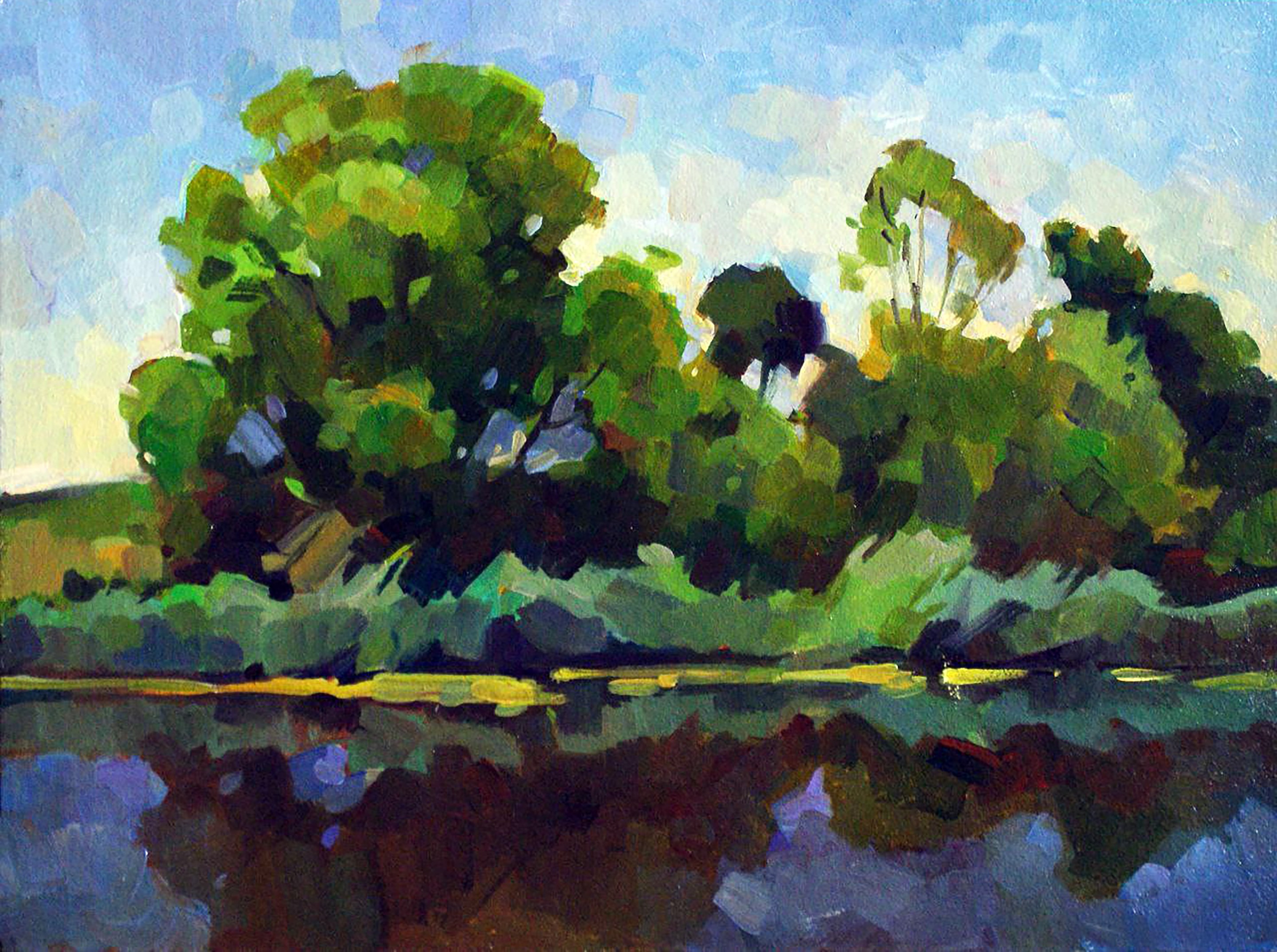 Yaroshevich Anastasia, River near the village Yaroshevich Anastasia, River near the village