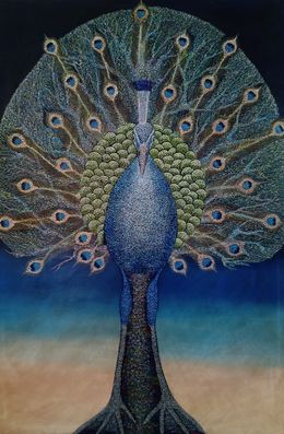 Peinture, Albero Pavone, Antonio Presti