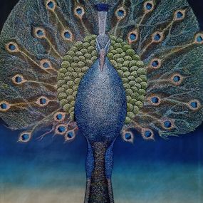 Peinture, Albero Pavone, Antonio Presti