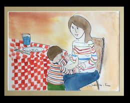 Peinture, Merienda, Maria Jose Subirachs