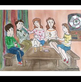Gemälde, Mes amis, Maria Jose Subirachs