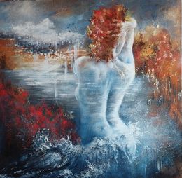 Painting, Pixel rousse, Bernard Gaulbert