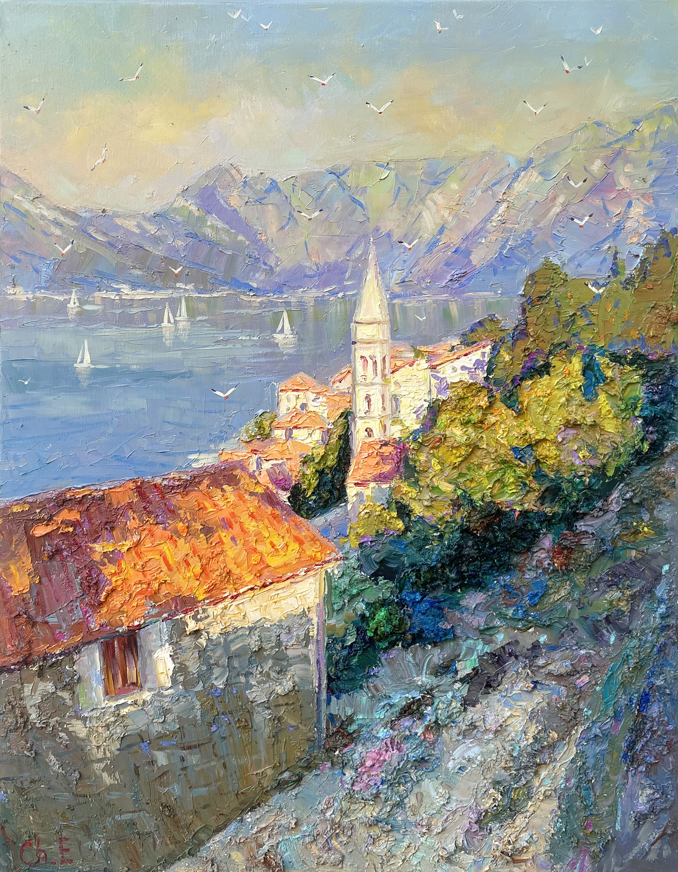 Evgeny Chernyakovsky, Mountain view Evgeny Chernyakovsky, Mountain view