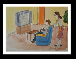 Gemälde, Ma famille, Maria Jose Subirachs