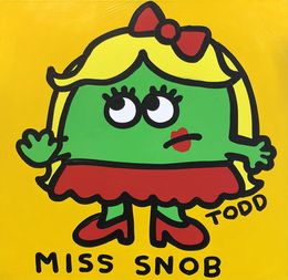 Peinture, Miss Snob (large original painting on canvas), Todd Goldman